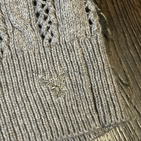 Vintage Y2K 2000s American Eagle Outfitters Cable Knit Sweater - Picture 6 of 8